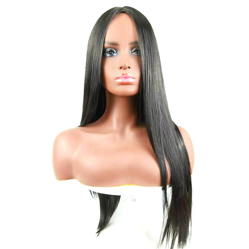 African wig female natural black center point bangs long straight hair wig headgear wholesale
African wig female natural black center point bangs long straight hair wig headgear wholesale