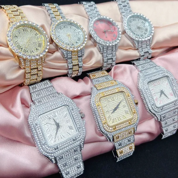 2022 Iced Out Pink Women Watches Bling Watch with pink Dial Bling Bling Hip Hop Watches
2022 Iced Out Pink Women Watches Bling Watch with pink Dial Bling Bling Hip Hop Watches