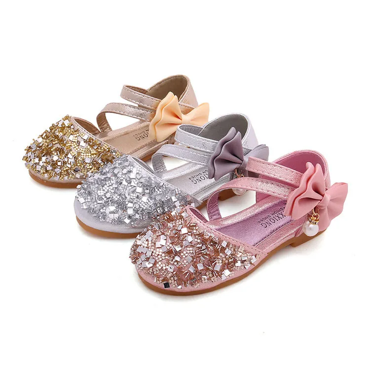 Baby summer glitter shoes silver sequins diamond soft rubber sole, Silver/gold/pink
Baby summer glitter shoes silver sequins diamond soft rubber sole, Silver/gold/pink