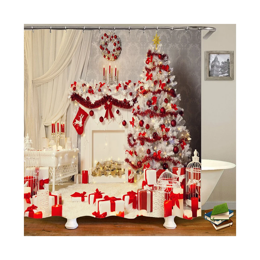 2020 new Christmas design bathroom mat set with shower curtain kid home hotel custom shower curtain hooks
2020 new Christmas design bathroom mat set with shower curtain kid home hotel custom shower curtain hooks