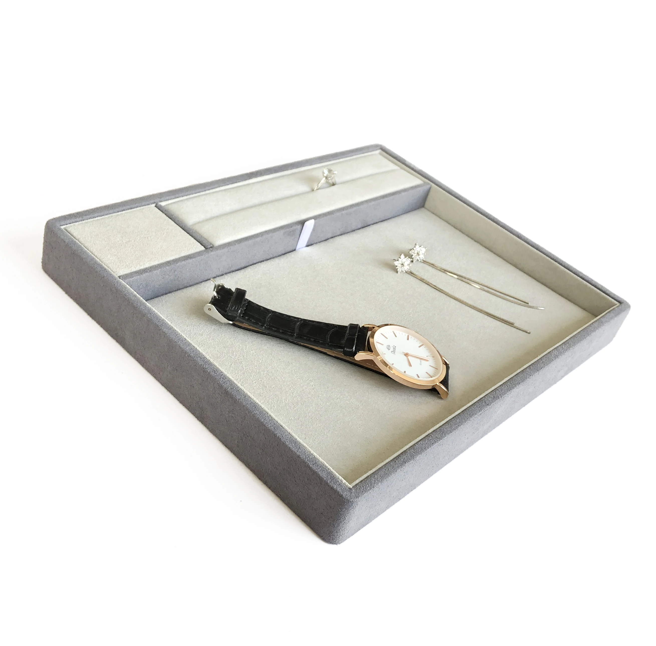 High Quality Jewelry Tray store Customization Jewelry Tray for Bracelet Pendant Ring Tray, Grey
High Quality Jewelry Tray store Customization Jewelry Tray for Bracelet Pendant Ring Tray, Grey