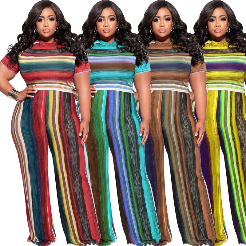 Hot Sale M04644 - casual print short sleeve t shirt and pants women's sets plus size
Hot Sale M04644 - casual print short sleeve t shirt and pants women's sets plus size