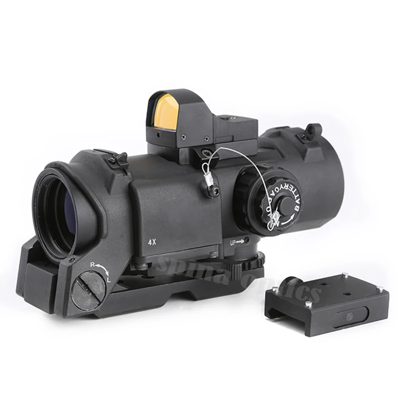 Optical sight 4X 4x32F+HD400 crossbow Optic sight Hunting rifle Scope With Mini Red Dot sight hunting
Optical sight 4X 4x32F+HD400 crossbow Optic sight Hunting rifle Scope With Mini Red Dot sight hunting