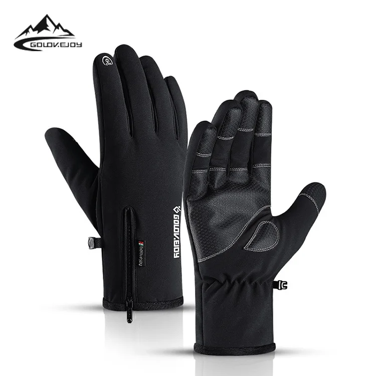 GOLOVEJOY DB03 Customize Winter Outdoor Sports Zipper Full Finger Waterproof Touch Screen Motorcycle Riding Cycling Ski gloves, 1 colors 
GOLOVEJOY DB03 Customize Winter Outdoor Sports Zipper Full Finger Waterproof Touch Screen Motorcycle Riding Cycling Ski gloves, 1 colors