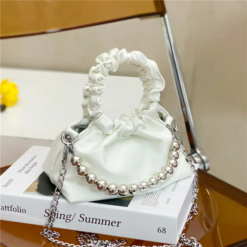 2022 summer new fashion chain pleated bag mini western style crossbody bag, Colors
2022 summer new fashion chain pleated bag mini western style crossbody bag, Colors