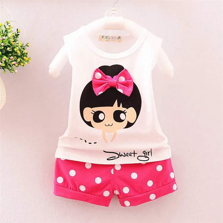 Baby Set Girl Summer Two Piece Cotton Vest + Shorts Cartoon Printing Children's Clothing Sets Boutique Casual Wear, Red, blue
Baby Set Girl Summer Two Piece Cotton Vest + Shorts Cartoon Printing Children's Clothing Sets Boutique Casual Wear, Red, blue