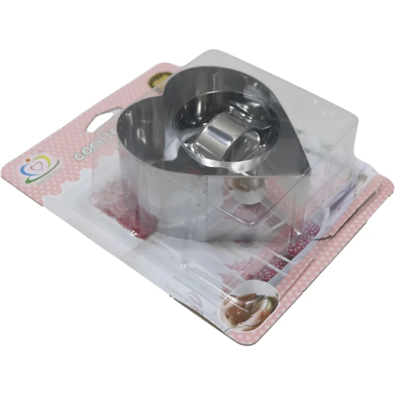 Wholesale love stainless steel small mousse cake ring Mini cake mold baking mold non-stick Cake baking mold
Wholesale love stainless steel small mousse cake ring Mini cake mold baking mold non-stick Cake baking mold