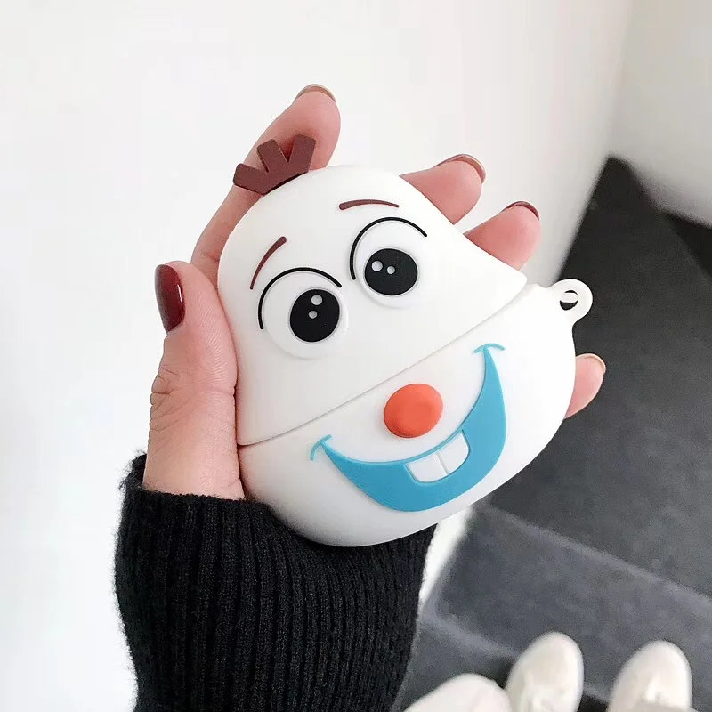 Free Shipping Funny Frozen cute Snow Man Headphone Case For Airpods 1 2 Pro Silicone Cover, White
Free Shipping Funny Frozen cute Snow Man Headphone Case For Airpods 1 2 Pro Silicone Cover, White