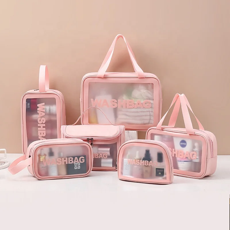 Custom Logo Pvc Waterproof Large Women Pink Pu Letter Clear Makeup Leather Cosmetic Travel Bag, Customized color
Custom Logo Pvc Waterproof Large Women Pink Pu Letter Clear Makeup Leather Cosmetic Travel Bag, Customized color