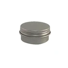 15g 15ml Fine Aluminum Tin Jar Containers with Screw Lids for Cosmetic Products