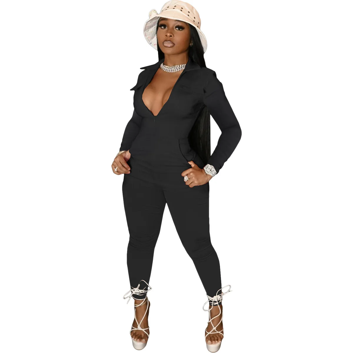 2021 fall women clothes long pants one piece jumpsuit bodysuit sexy rompers women jumpsuit clubwear fall womens jumpsuits, Picture shows
2021 fall women clothes long pants one piece jumpsuit bodysuit sexy rompers women jumpsuit clubwear fall womens jumpsuits, Picture shows
