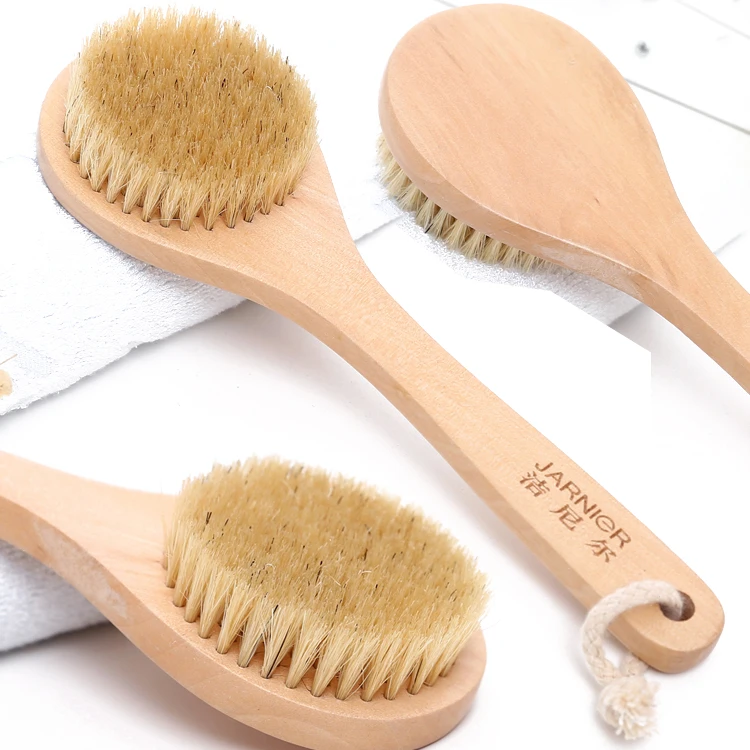 25cm Wood Handle Back Brush Natural Bristle Massage Bath Shower Body Brush, Natural color
25cm Wood Handle Back Brush Natural Bristle Massage Bath Shower Body Brush, Natural color