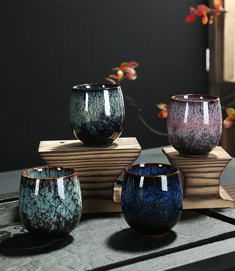 Ceramic 150ML China Tea Cup Kiln Change Ceramic Home Tea Cup Creative ceramic cup, Multicolor
Ceramic 150ML China Tea Cup Kiln Change Ceramic Home Tea Cup Creative ceramic cup, Multicolor