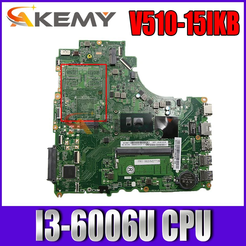 5B20M51919 MB FOR para Laptop Motherboard V510-15IKB Laptop CPU I3-6006U UMA 4GOLNULT DAOLV6MB6F0 100% probado
5B20M51919 MB FOR para Laptop Motherboard V510-15IKB Laptop CPU I3-6006U UMA 4GOLNULT DAOLV6MB6F0 100% probado