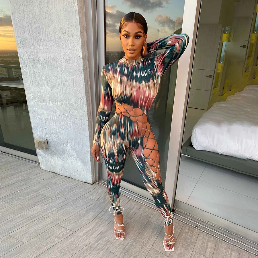 2021 Spring Hollow Out Bandage Printed Long Sleeve Bodysuits Skinny Sexy Women Jumpsuits
2021 Spring Hollow Out Bandage Printed Long Sleeve Bodysuits Skinny Sexy Women Jumpsuits
