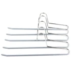Hanger Iron Hangers For PVC Coated Metal Towel Hanger Iron Steel Pants Hangers For Trousers