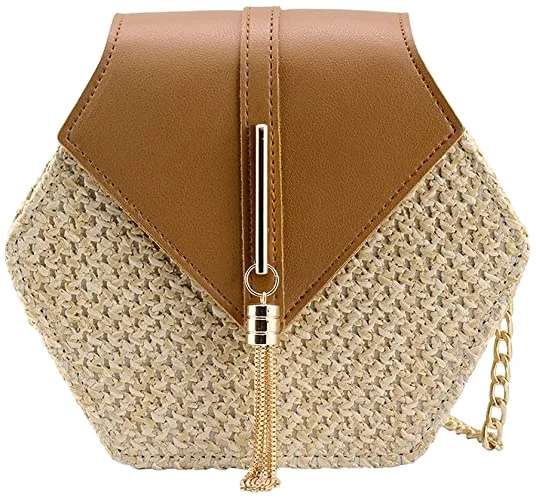 Xianjian 2021 Women's Crossbody Bag Cute Summer Straw Shoulder Bag Envelope Purse With Tassel Design (XJHB2165), Black,white,beige,pink
Xianjian 2021 Women's Crossbody Bag Cute Summer Straw Shoulder Bag Envelope Purse With Tassel Design (XJHB2165), Black,white,beige,pink