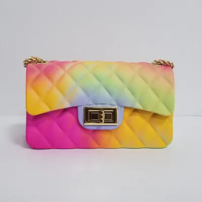 2021 Summer Colorful PVC Handbag Jelly Bag Wholesale Candy Chain Hand Bags Women Ladies PVC Women's Crossbody Bag, Multi
2021 Summer Colorful PVC Handbag Jelly Bag Wholesale Candy Chain Hand Bags Women Ladies PVC Women's Crossbody Bag, Multi