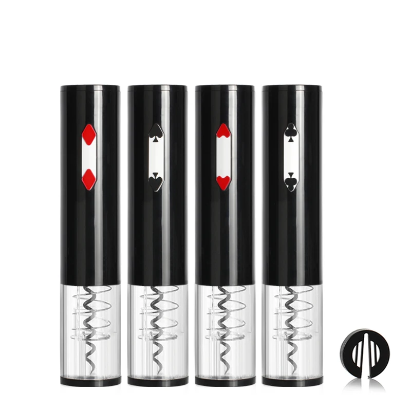 Amazon High Quality Gifts Color Box Poker Series Non-rechargeable Electric Wine Opener
Amazon High Quality Gifts Color Box Poker Series Non-rechargeable Electric Wine Opener