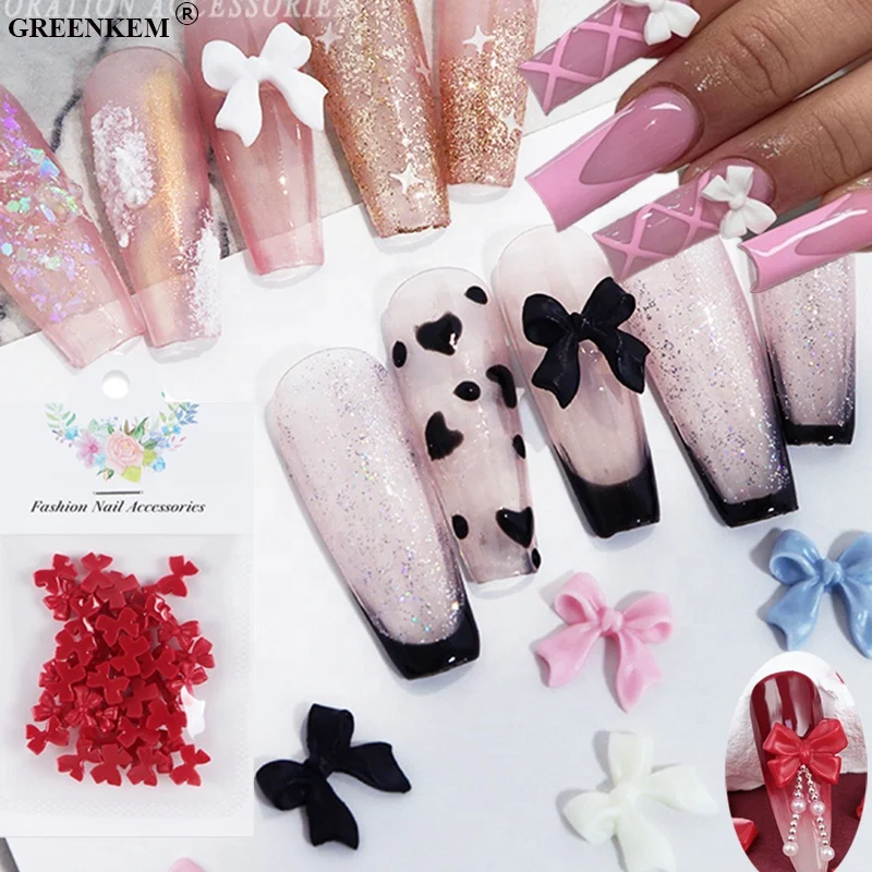50PCS/Bag Valentine Red Ribbon Bow Resin 3D Nail Charms For Nail Art DIY Multicolor Pink Nail Decoration Sticker Decals
50PCS/Bag Valentine Red Ribbon Bow Resin 3D Nail Charms For Nail Art DIY Multicolor Pink Nail Decoration Sticker Decals