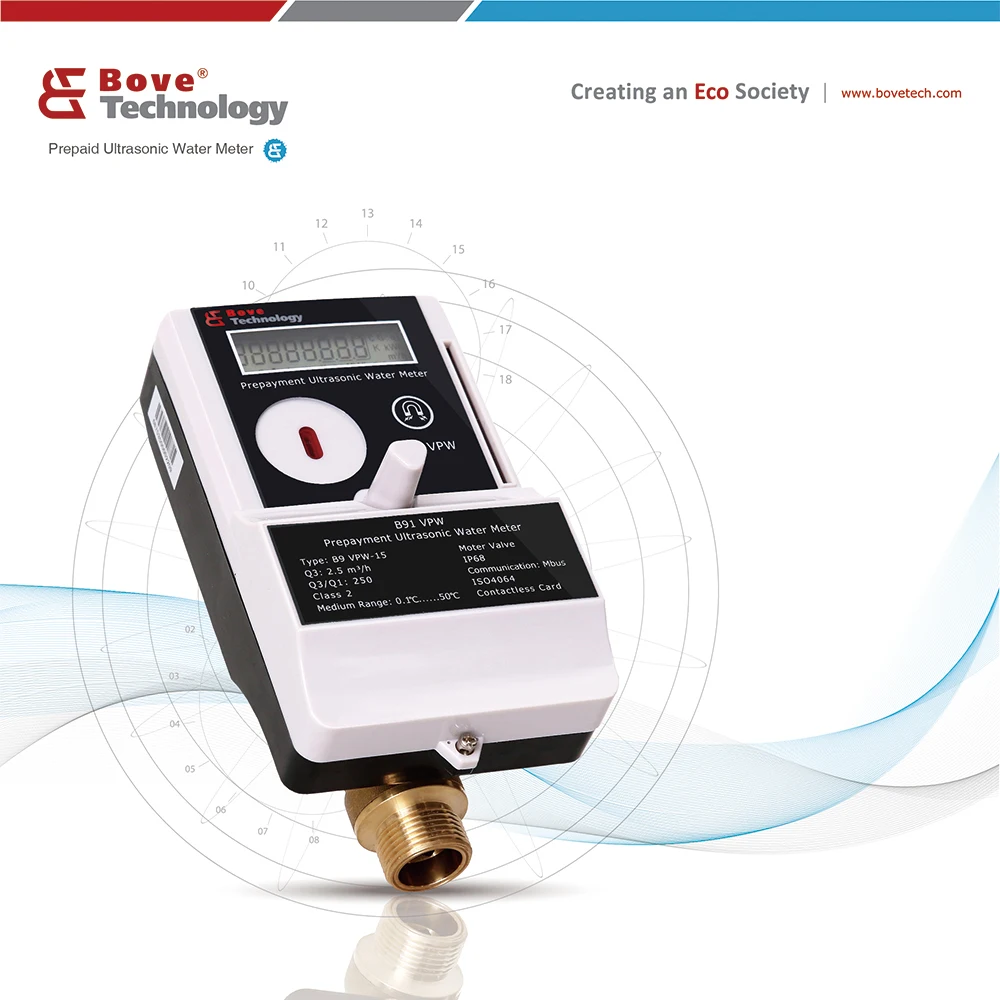 Smart Prepayment Valve Control AMR Ultrasonic Water Meter - ANKUX.COM