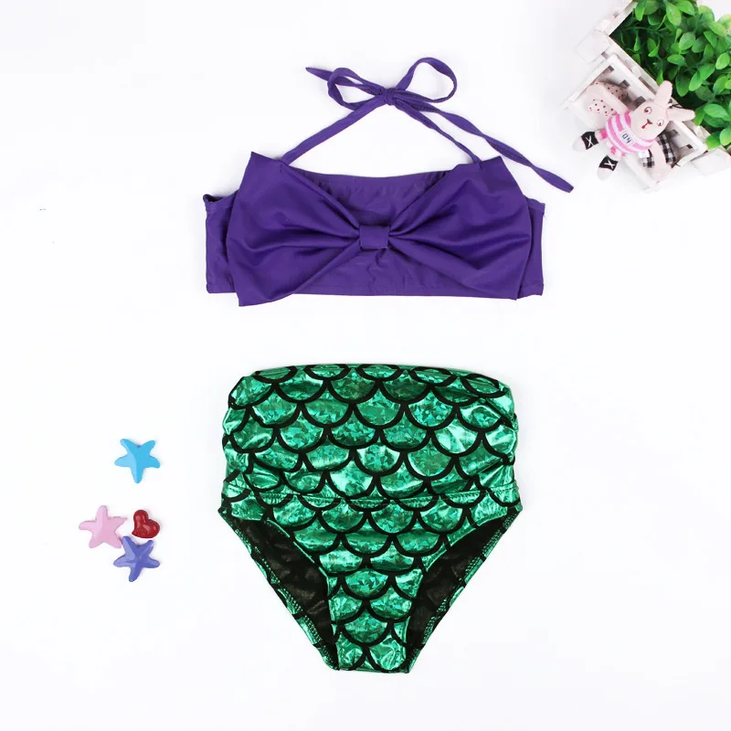 Summer Polyester Two Pieces Swimwear Bikini Clothing Sets Little Girls Mermaid Swimsuit M645
Summer Polyester Two Pieces Swimwear Bikini Clothing Sets Little Girls Mermaid Swimsuit M645