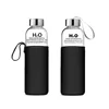 Hot sale 16oz promotional custom logo print drink glass water bottle