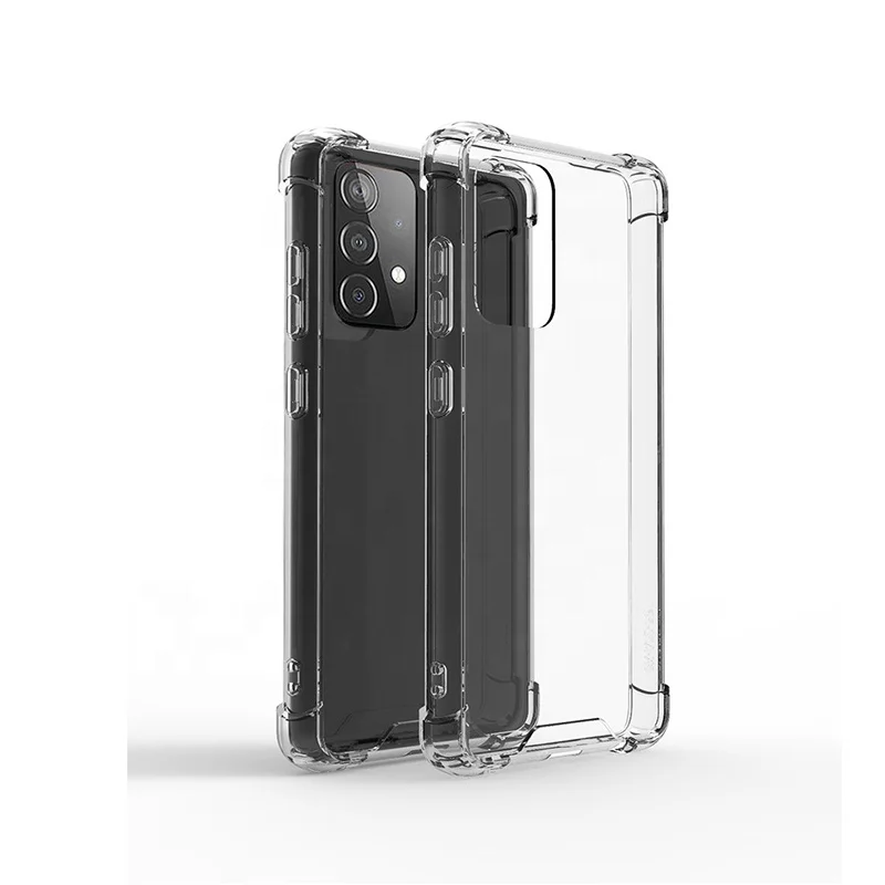 

For Samsung A52 Case Amazon Flexible Tpu Clear Phone Case For Samsung Galaxy A32 A52 A72 Shockproof, Transparent