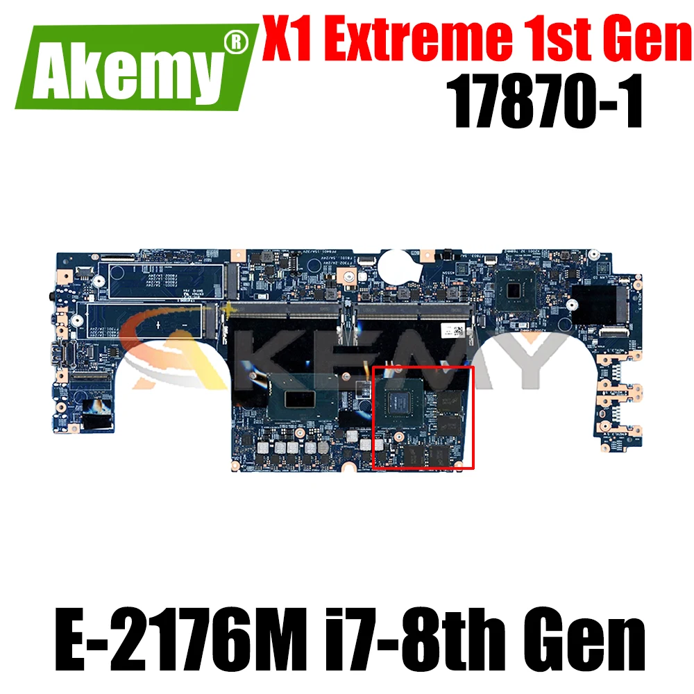 i7-8850H i7-8750H E-2176M CPU for X1 Extreme 1st Gen 20MF 20MG ThinkPad Independent Laptop Motherboard 17870-1 Motherboard
i7-8850H i7-8750H E-2176M CPU for X1 Extreme 1st Gen 20MF 20MG ThinkPad Independent Laptop Motherboard 17870-1 Motherboard