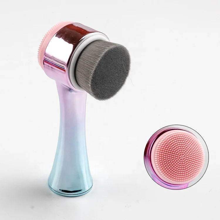 OEM Standing Electroplate Facial Cleansing Brush 3D Portable Dual Sided Silicone Face Brush, 4 colors
OEM Standing Electroplate Facial Cleansing Brush 3D Portable Dual Sided Silicone Face Brush, 4 colors