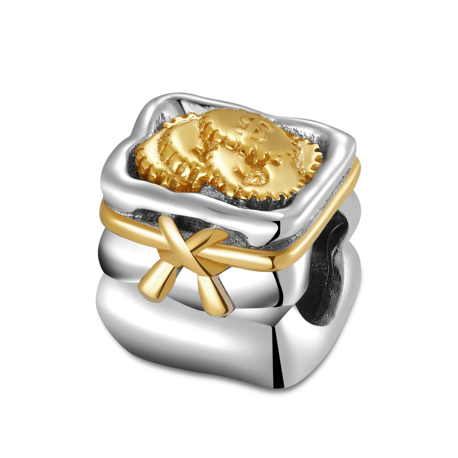 New design charms 925 sterling silver Money Bag Gold-plated Lucky Money Beads Fit Original Charms Bracelet Women DIY Jewelry
New design charms 925 sterling silver Money Bag Gold-plated Lucky Money Beads Fit Original Charms Bracelet Women DIY Jewelry