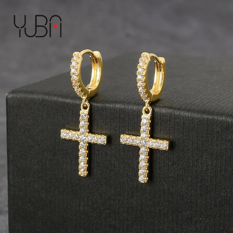 Amazon Hot Selling Hip Hop Crystal CZ Cross Earrings Women Square Cubic Zircon Diamond Cross Drop Earrings Jewelry
Amazon Hot Selling Hip Hop Crystal CZ Cross Earrings Women Square Cubic Zircon Diamond Cross Drop Earrings Jewelry