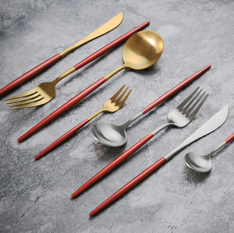 Reusable Tableware Stainless Steel 304 Tableware Plated Cutipol Cutlery Set, Silver, gold, rose gold, black
Reusable Tableware Stainless Steel 304 Tableware Plated Cutipol Cutlery Set, Silver, gold, rose gold, black