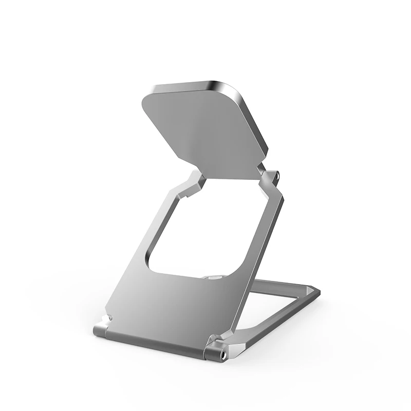 Portable 360 Rotation Phone Bracket Aluminium Alloy Folding Mobile Phone Stand, Silver
Portable 360 Rotation Phone Bracket Aluminium Alloy Folding Mobile Phone Stand, Silver