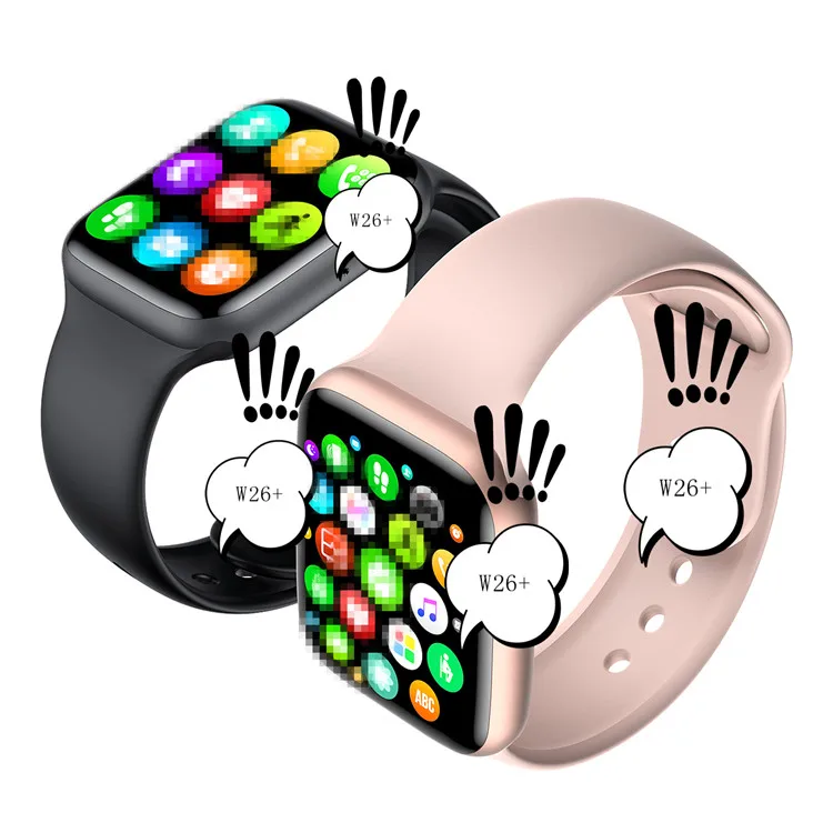 2021 Wholesale Series 6 Smartwatch W26+ Smart Watches Reloj Sport Waterproof Heart Rate Smart Watch For Apple Android IOS, Black,pink,white
2021 Wholesale Series 6 Smartwatch W26+ Smart Watches Reloj Sport Waterproof Heart Rate Smart Watch For Apple Android IOS, Black,pink,white