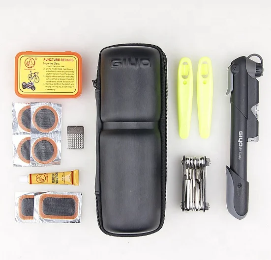 Gemcharm Portable Bag Sports Equipment Cycling Bike Multi- Tool Mini Pumps Bicycle Repair Kit
Gemcharm Portable Bag Sports Equipment Cycling Bike Multi- Tool Mini Pumps Bicycle Repair Kit
