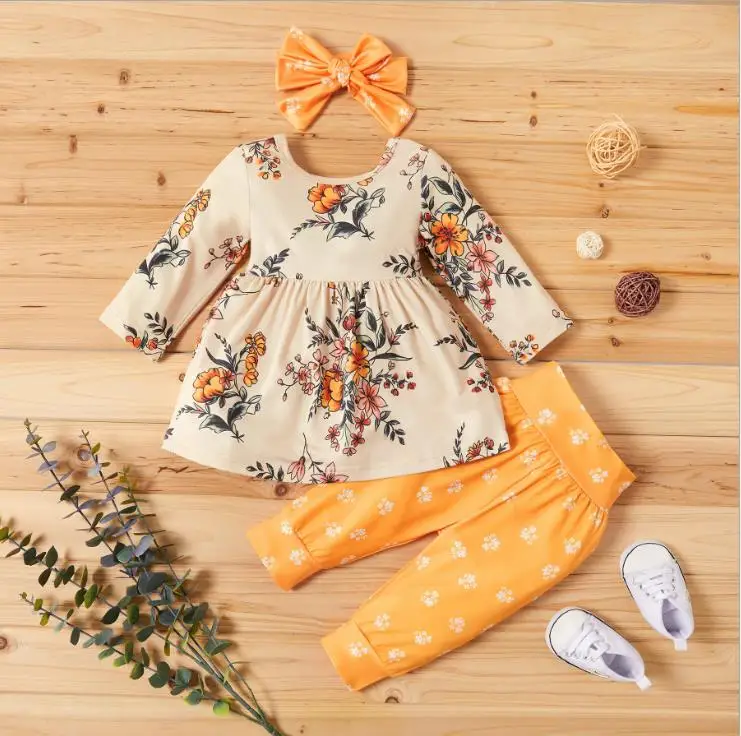 Direct Sales New Children'S Suit Beautiful Flower Grass Skirt Top Comfortable Petal Trousers With Bandana, Picture
Direct Sales New Children'S Suit Beautiful Flower Grass Skirt Top Comfortable Petal Trousers With Bandana, Picture