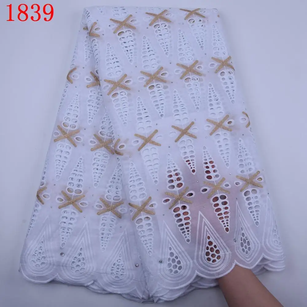 Embroidery Dry Swiss Cotton Lace Fabric With Stones High Quality African Swiss Voile Lace Fabric With Stones For Party 1839
Embroidery Dry Swiss Cotton Lace Fabric With Stones High Quality African Swiss Voile Lace Fabric With Stones For Party 1839