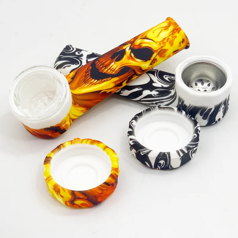SHINY ready to shipping smoking pipe accessories silicone and glass filter smoking weed pipe smoke pipe women, Colorful
SHINY ready to shipping smoking pipe accessories silicone and glass filter smoking weed pipe smoke pipe women, Colorful
