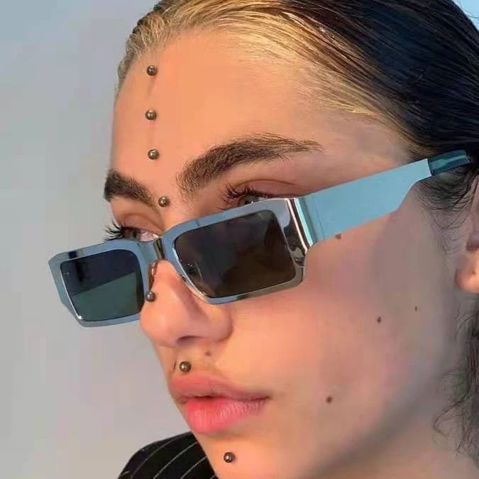 2021 New Fashion Luxury Brand Stainless Steel Small Square Sunglasses Women Vintage Silver Sun Glasses Men Cool Hip Hop Shdes
2021 New Fashion Luxury Brand Stainless Steel Small Square Sunglasses Women Vintage Silver Sun Glasses Men Cool Hip Hop Shdes