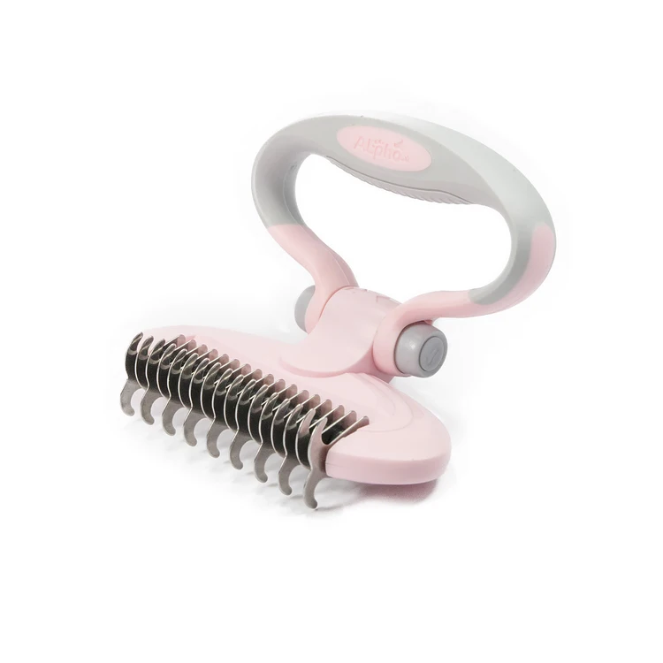 pet grooming comb dematting deshedding brush with folding handles, Blue,pink,white or customized
pet grooming comb dematting deshedding brush with folding handles, Blue,pink,white or customized