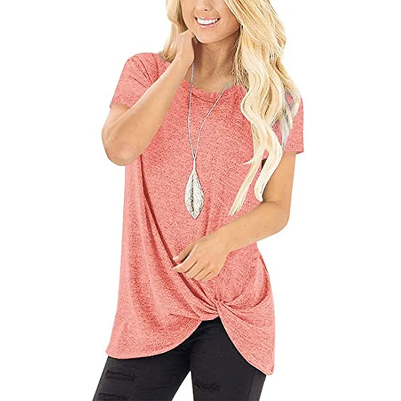 Spring/summer Round Neck Short Sleeve Blouse Solid Color Casual Plus Size 2xl Loose T-shirt
Spring/summer Round Neck Short Sleeve Blouse Solid Color Casual Plus Size 2xl Loose T-shirt