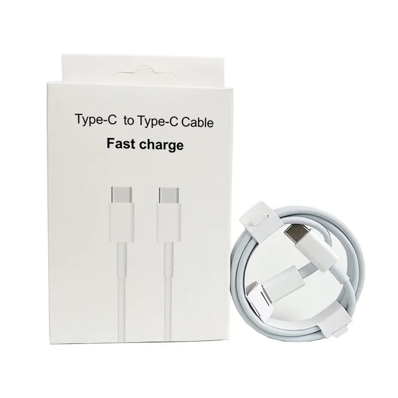 

100W E-mark PD USB C to USB Type C Cable 5A USBC Fast Charging Wire For Macbook iPad Pro for iphone USB-C Charger Data Cable