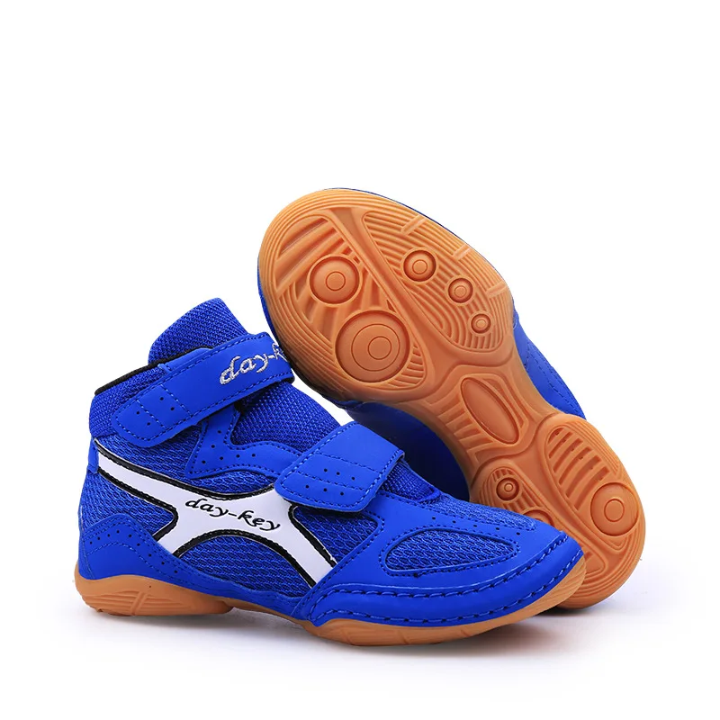 Customize Your Own Logo Professional Combat Fighting Children's Wrestling Shoes For Kids, Red, blue
Customize Your Own Logo Professional Combat Fighting Children's Wrestling Shoes For Kids, Red, blue