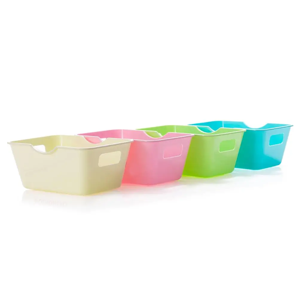 Multipurpose Stackable Plastic PP Desk Storage Box, Blue, green, pink and light grey
Multipurpose Stackable Plastic PP Desk Storage Box, Blue, green, pink and light grey