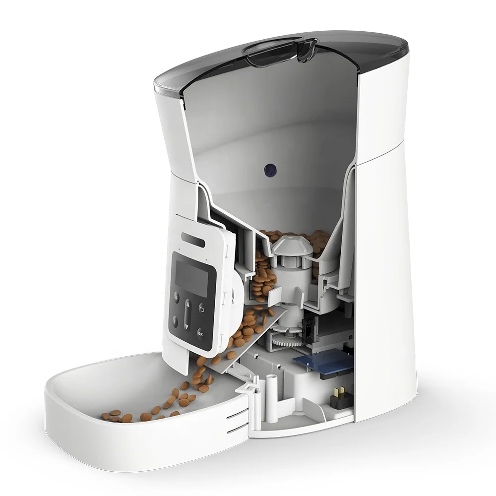 4.3L Capacity Pet Feeder Automatic Food Dispenser Cats Dogs Pet Feeding Machine, White
4.3L Capacity Pet Feeder Automatic Food Dispenser Cats Dogs Pet Feeding Machine, White