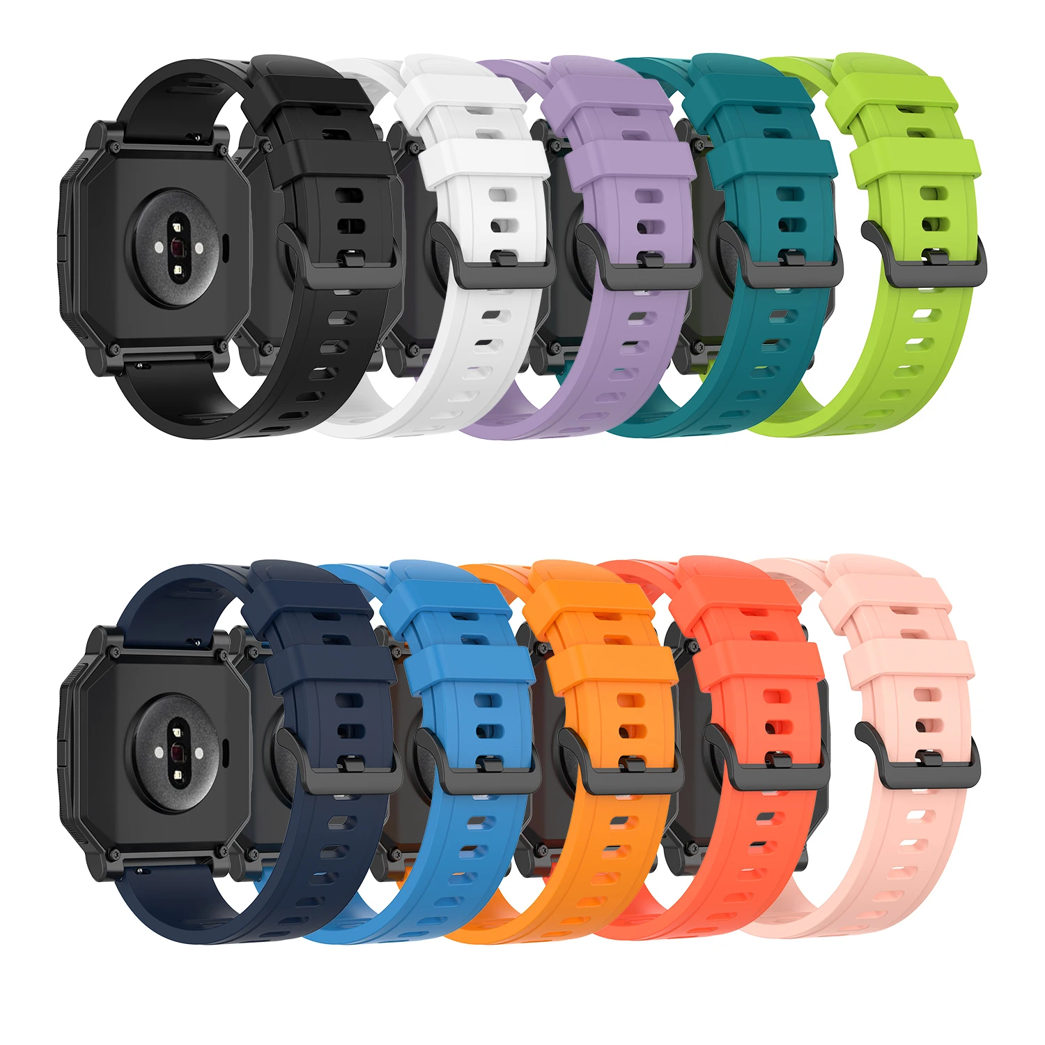New Arrival Sport Strap Colorful 20mm Silicone Watch Strap Band for Huami Amazfit Neo, As show
New Arrival Sport Strap Colorful 20mm Silicone Watch Strap Band for Huami Amazfit Neo, As show