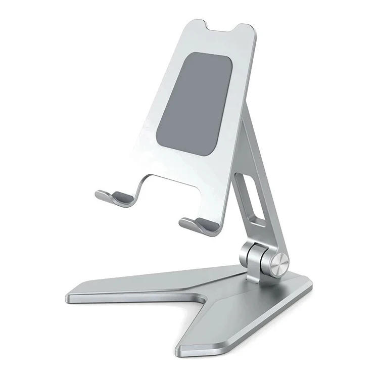

Good Quality Flexible Rotatable Holder aluminium Tablet Cell Phone Holder Lazy Holder Stand for tablet, Silver