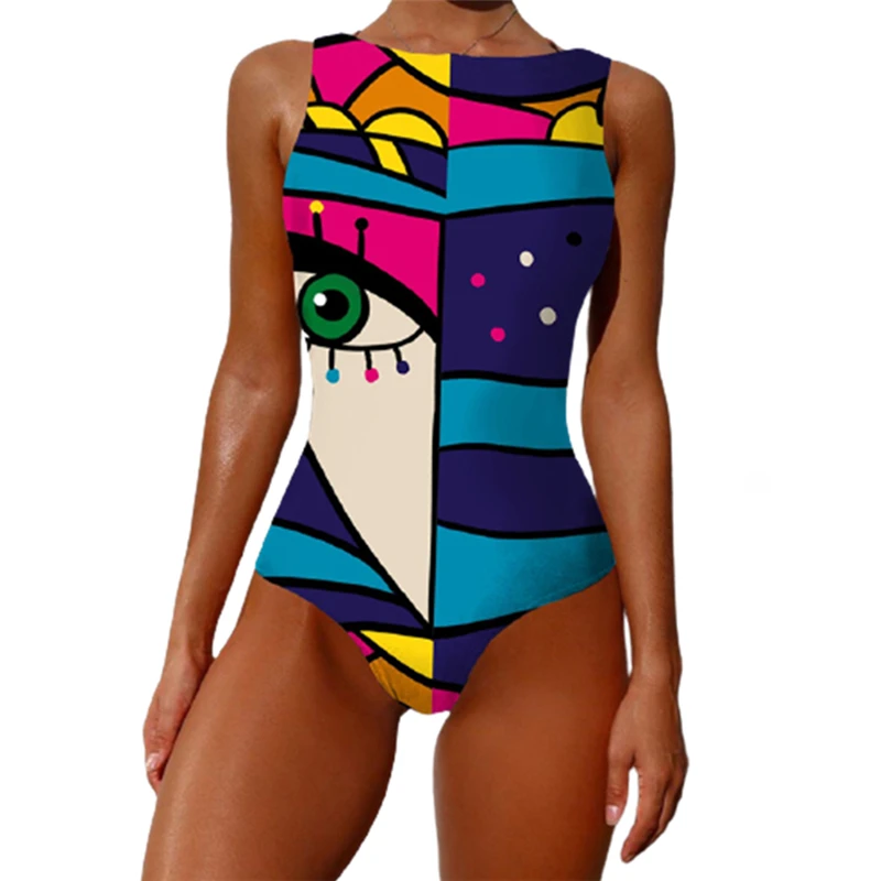 2021 OEM Custom Amazon New Women One Piece Swimsuit African Totem Print Swimwear Sexy Backless Bathing Suits Wholesale Dropship
2021 OEM Custom Amazon New Women One Piece Swimsuit African Totem Print Swimwear Sexy Backless Bathing Suits Wholesale Dropship