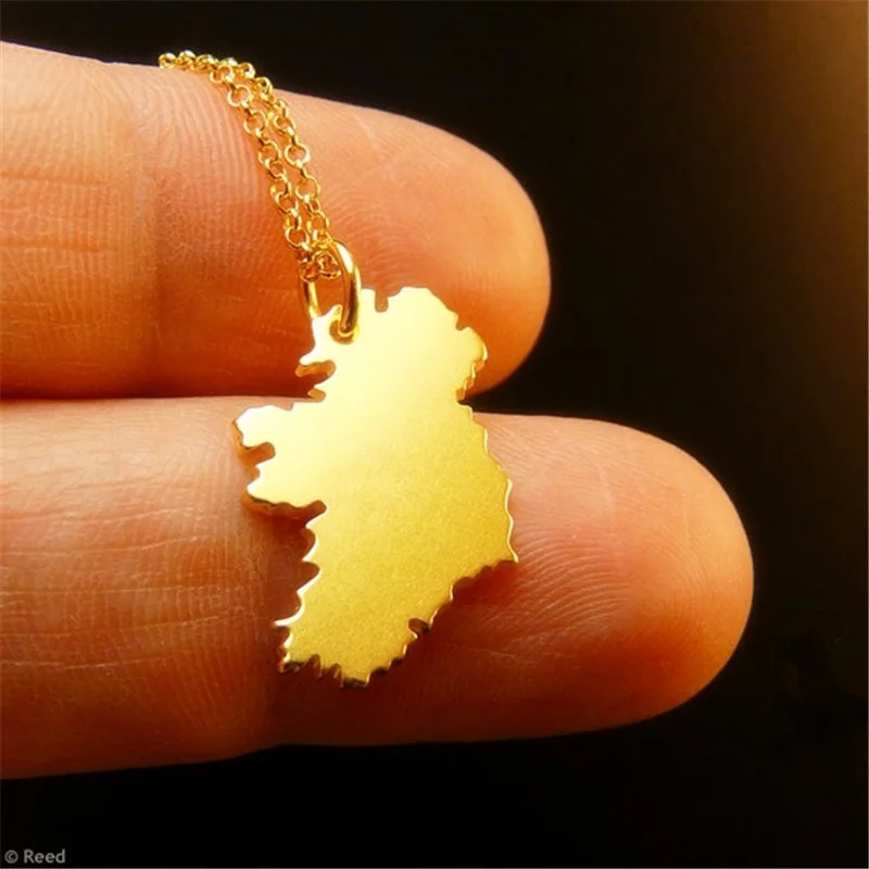 World Map Jewelry Silver Gold Plated Metal Irish Ireland Map Pendant Necklace For Men Women
World Map Jewelry Silver Gold Plated Metal Irish Ireland Map Pendant Necklace For Men Women